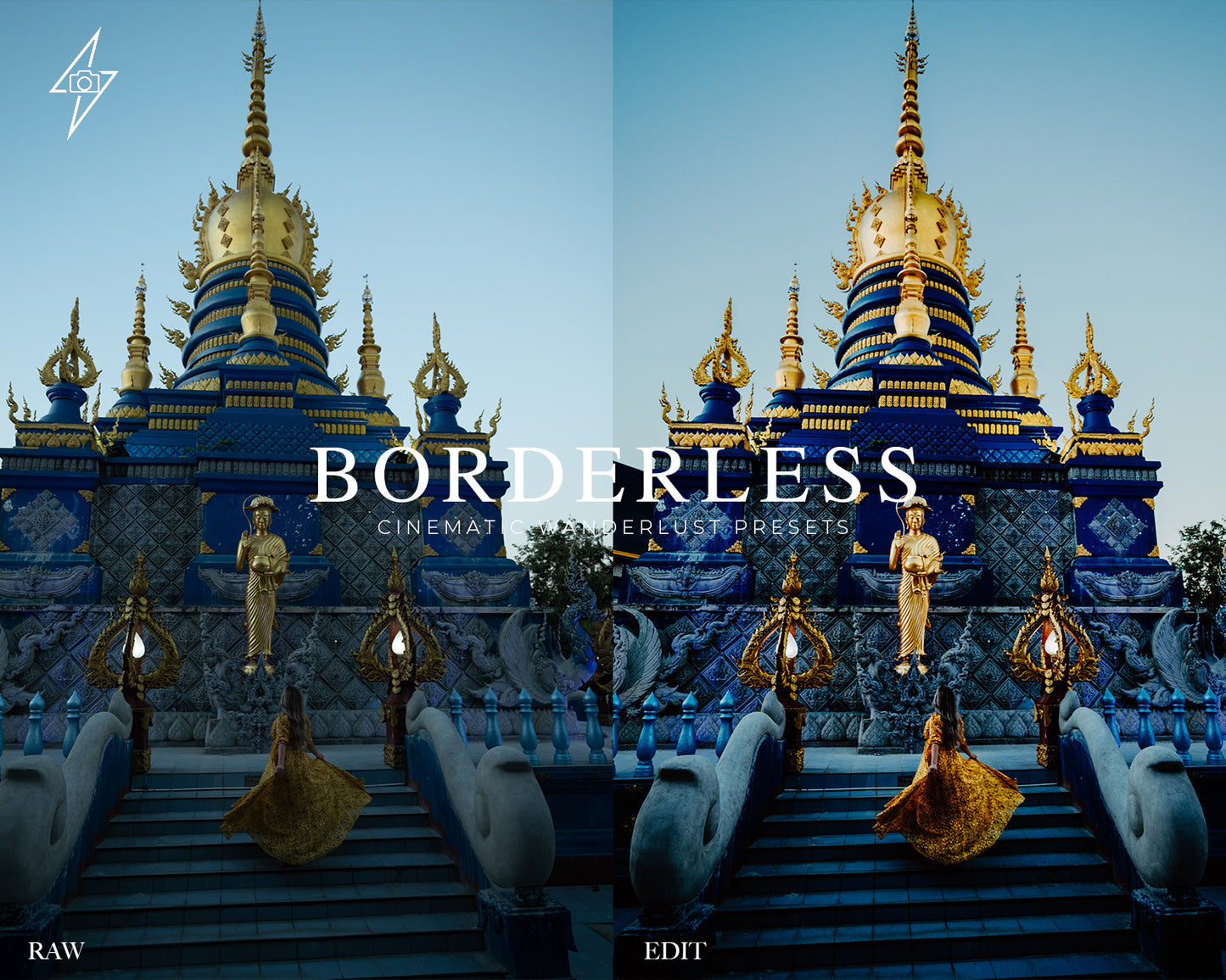 BORDERLESS - Cinematic Wanderlust Lightroom Preset Pack
