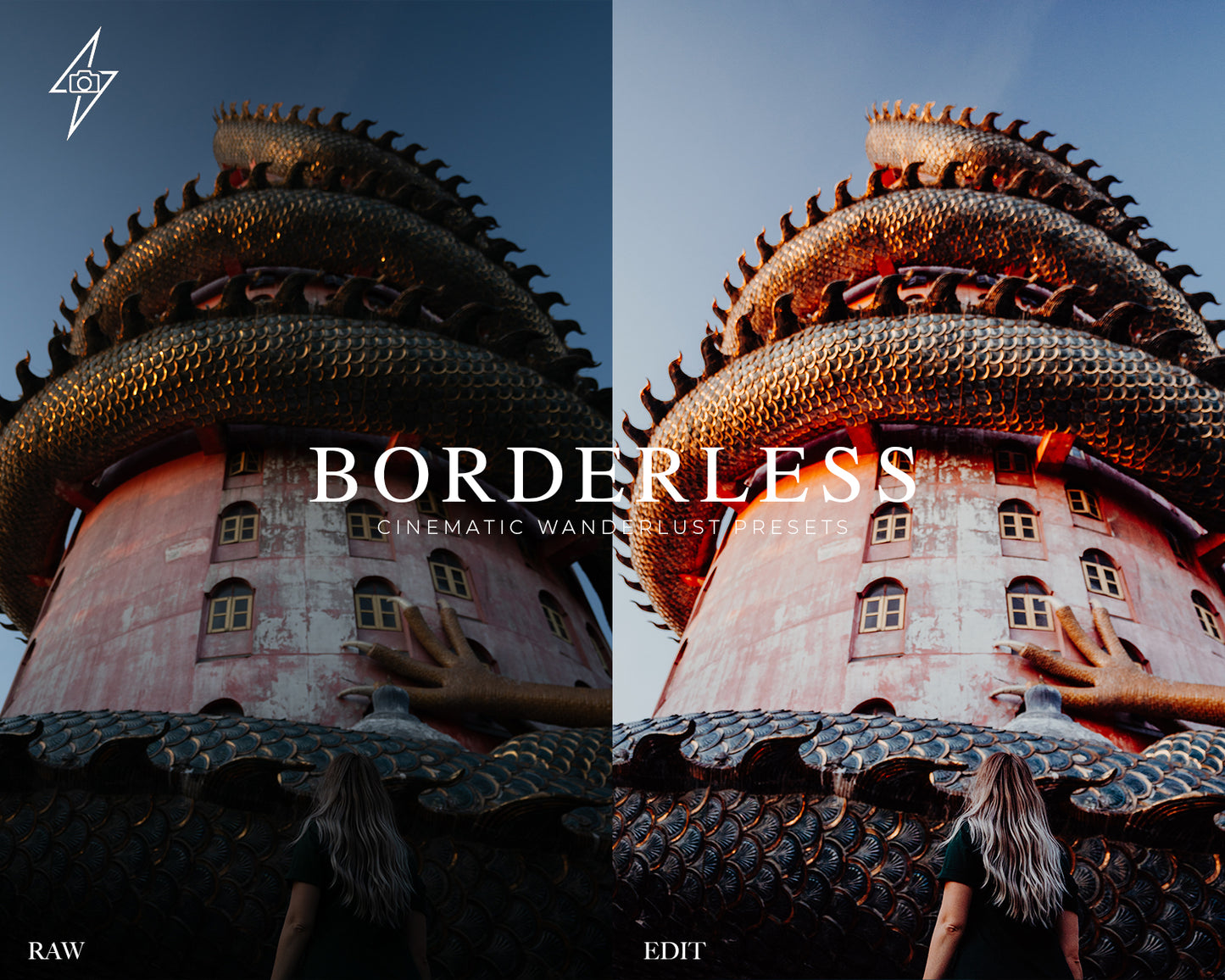 BORDERLESS - Cinematic Wanderlust Lightroom Preset Pack