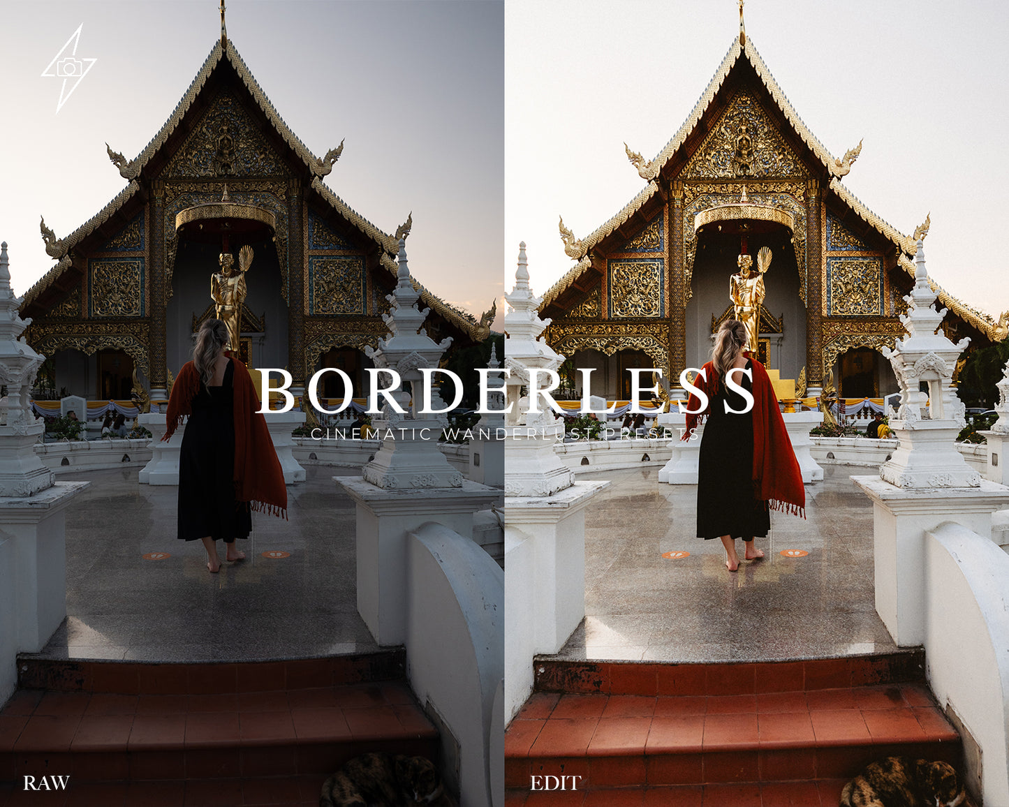 BORDERLESS - Cinematic Wanderlust Lightroom Preset Pack