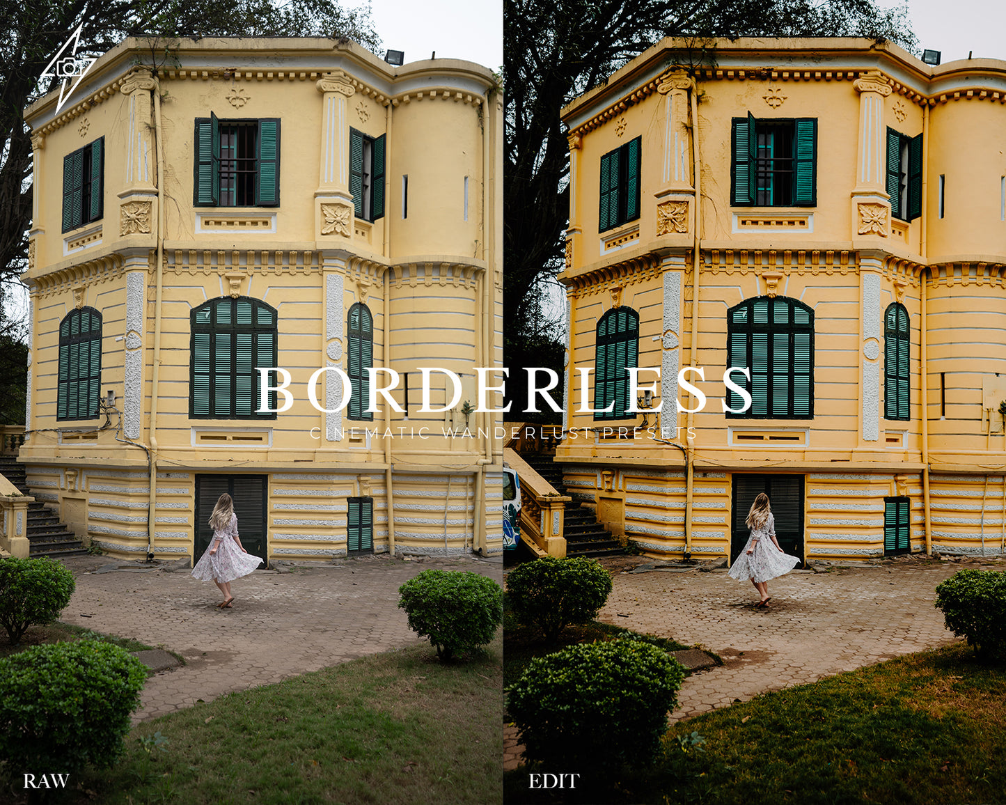 BORDERLESS - Cinematic Wanderlust Lightroom Preset Pack