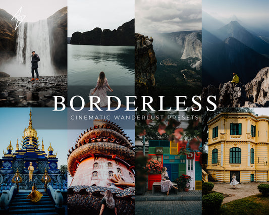 BORDERLESS - Cinematic Wanderlust Lightroom Preset Pack