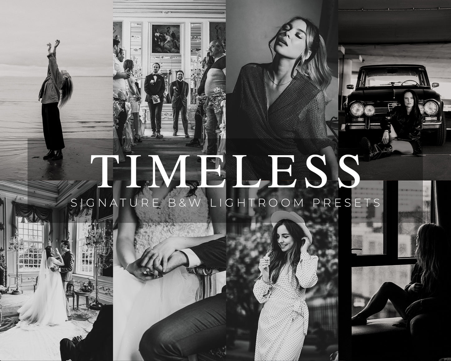 TIMELESS - The Cinematic Black & White Preset Pack (5 presets)