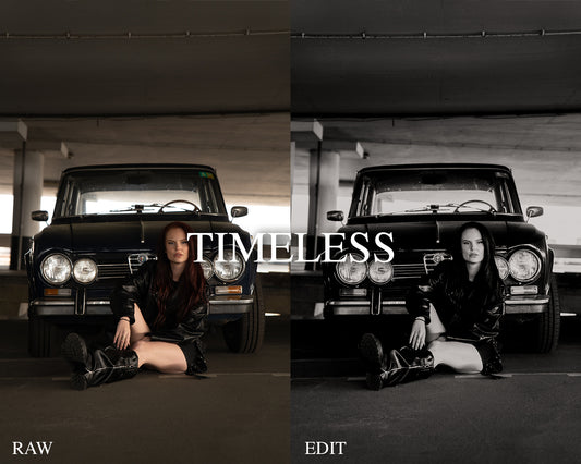 TIMELESS - The Cinematic Black & White Preset Pack (5 presets)