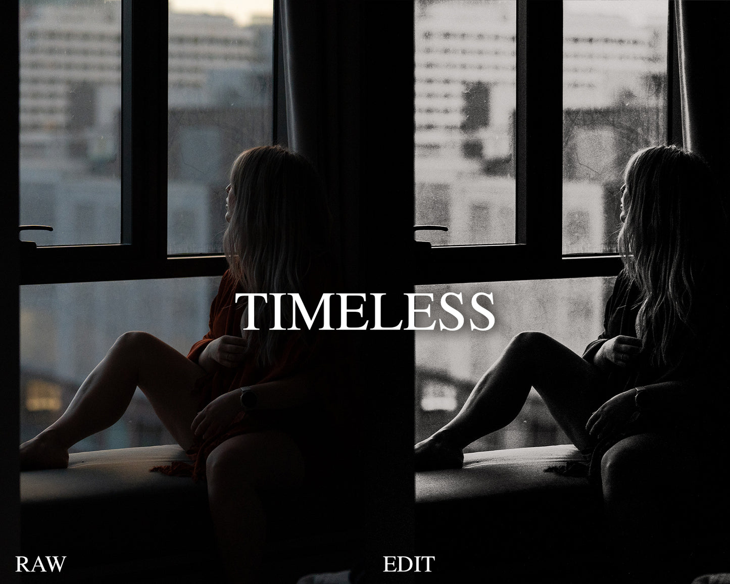 TIMELESS - The Cinematic Black & White Preset Pack (5 presets)
