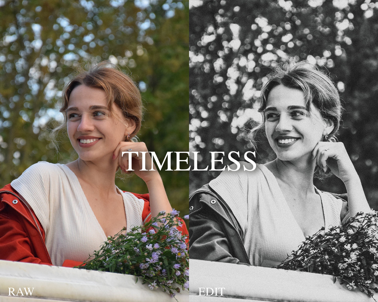 TIMELESS - The Cinematic Black & White Preset Pack (5 presets)